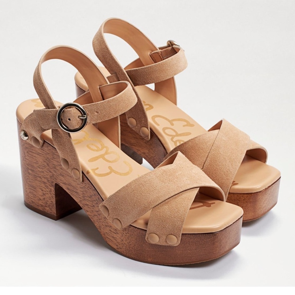New ! Sam Edelman JOSEFINE PLATFORM HEELED SANDAL w10